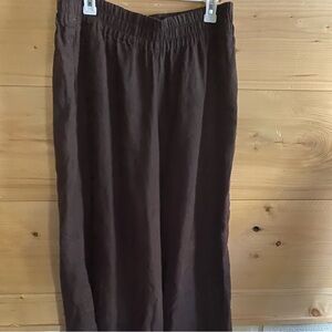 Notperfectlinen maxi York pants espresso